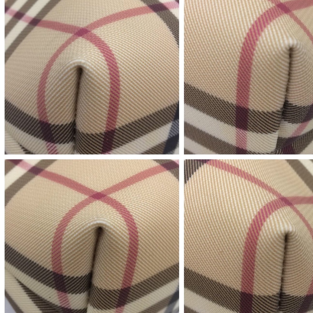 Burberry Red and Tan Checkered Women's Bag - Picture 5 of 16